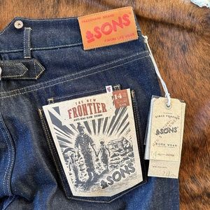 Men's &SONS The New Frontier 14oz Denim Jeans